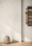 Stone Effect White Large Format Over 600x600 Porcelain for Wall/Floor; Finish - Matt