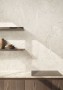 Stone Effect White Large Format Over 600x600 Porcelain for Wall/Floor; Finish - Matt