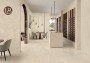 Stone Effect Ivory/Cream/Beige Large Format Over 600x600 Porcelain for Wall/Floor; Finish - Matt