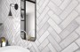 Old Street Brick White Porcelain Wall & Floor Tile 75x250mm
