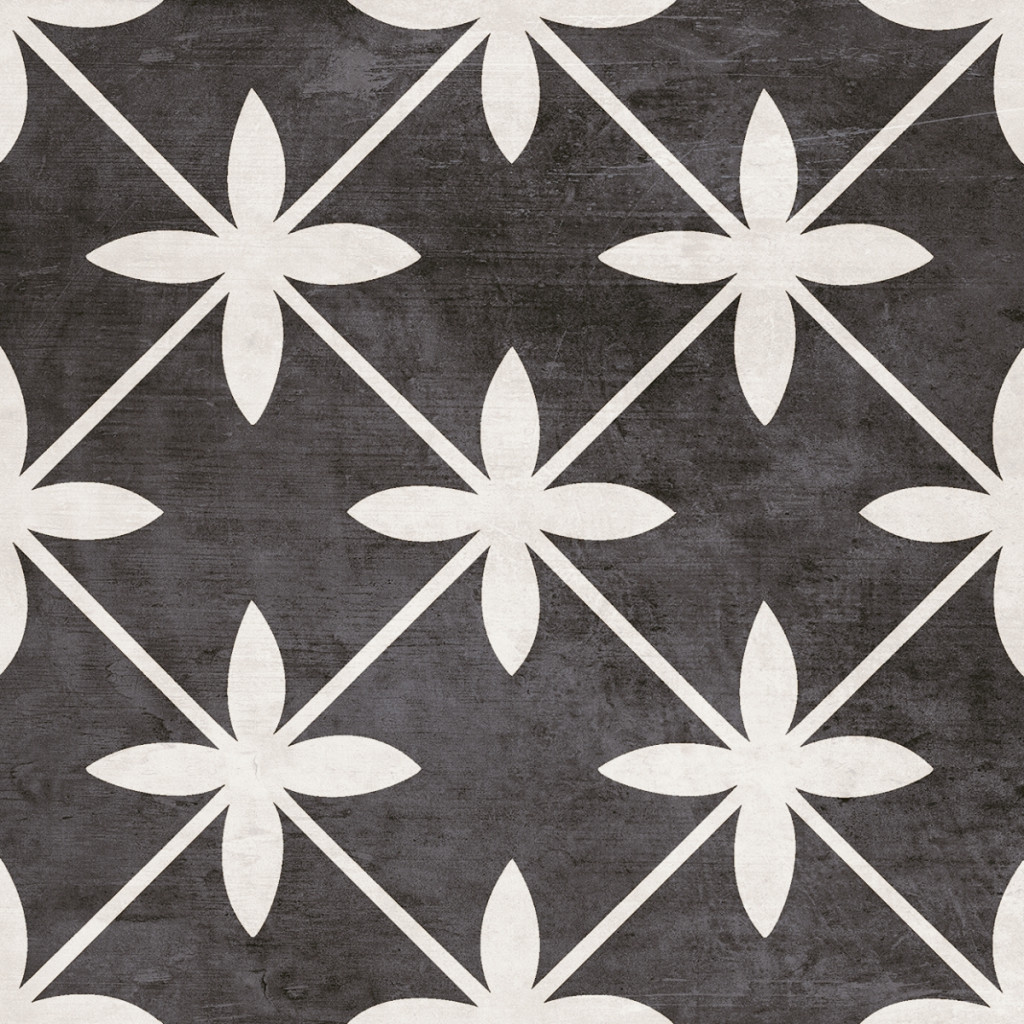 Oxford Black Star Floor & Wall Tiles 316x316mm N&C Tiles and Bathrooms