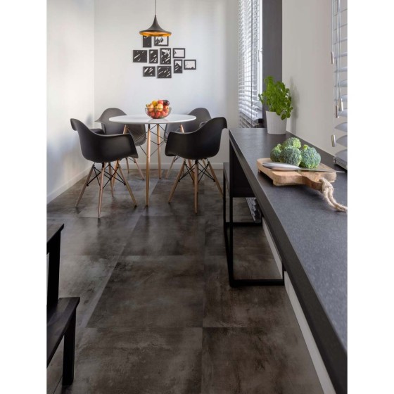 Kraus Stanhope 610x305x6mm Easy Living Tile Rigid Click LVT with Built In Underlay - 2.23m2 (LVTT002)