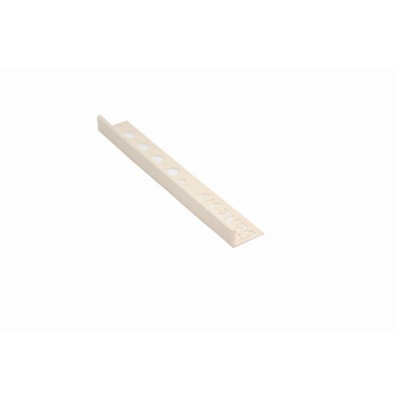 Genesis PVC Straight Edge Trim Soft Cream ESP120.32 12mm x 2.5m