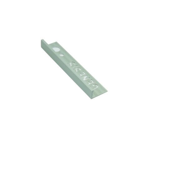 Genesis PVC Straight Edge Trim Grey ESP080.11 8mm x 2.5m