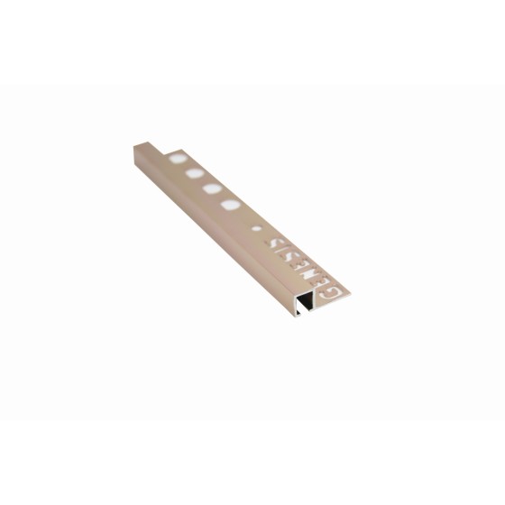 Genesis Aluminium Square Trim Bright Copper TDP120.95 12x10mm x 2.5m