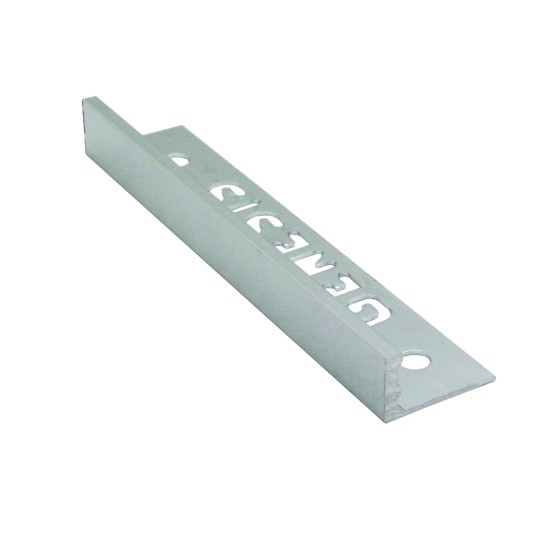 Genesis Aluminium Straight Edge Trim Bright Silver ESA060.91 6mm x 2.5m