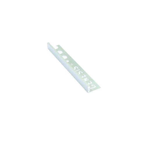 Genesis Aluminium Straight Edge Trim Chrome ESA120.101 12mm x 2.5m