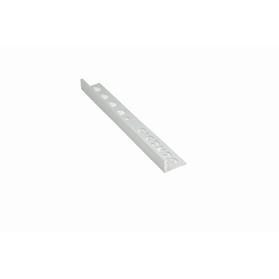 Genesis Aluminium Straight Edge Trim Matt Silver ESA100.81 10mm x 2.5m