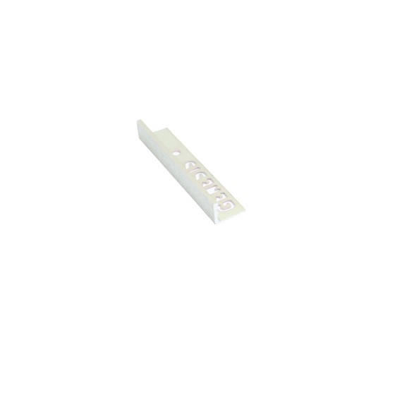 Genesis Aluminium Straight Edge Trim Brushed Silver ESA100.94 10mm x 2.5m