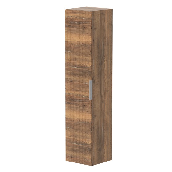 Helmsley  35cm Wall Hung One Door Column Unit in Flagstaff Oak