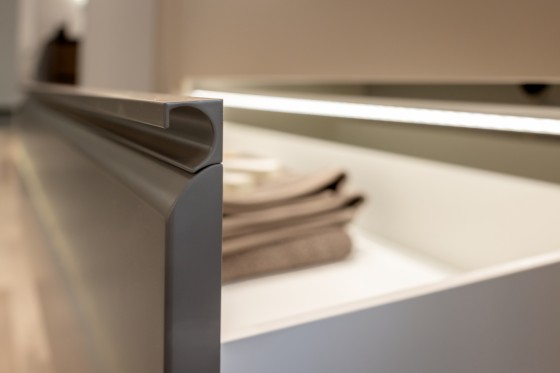 Ashbury Lighting For 60cm Basin Unit - Top of Drawer and Sides