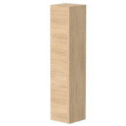 Fairford 35cm Light Oak with a Solid Wood Handle One Door Wall Hung Column Unit 