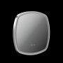 Stanway 50cm Illuminated Soft Square Mirror With Demister in Satin Chrome