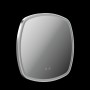 Stanway 60cm Illuminated Soft Square Mirror With Demister in Satin Chrome