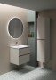 Ashbury 60cm Two Drawer Wall Hung Unit  & Basin in Cashmere