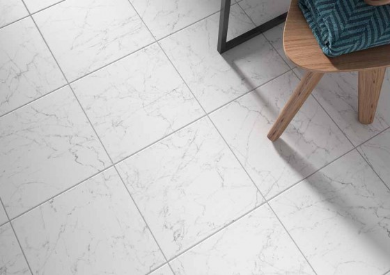 Marbellous Carrara Venatino Porcelain Wall & Floor Tile 330x330mm