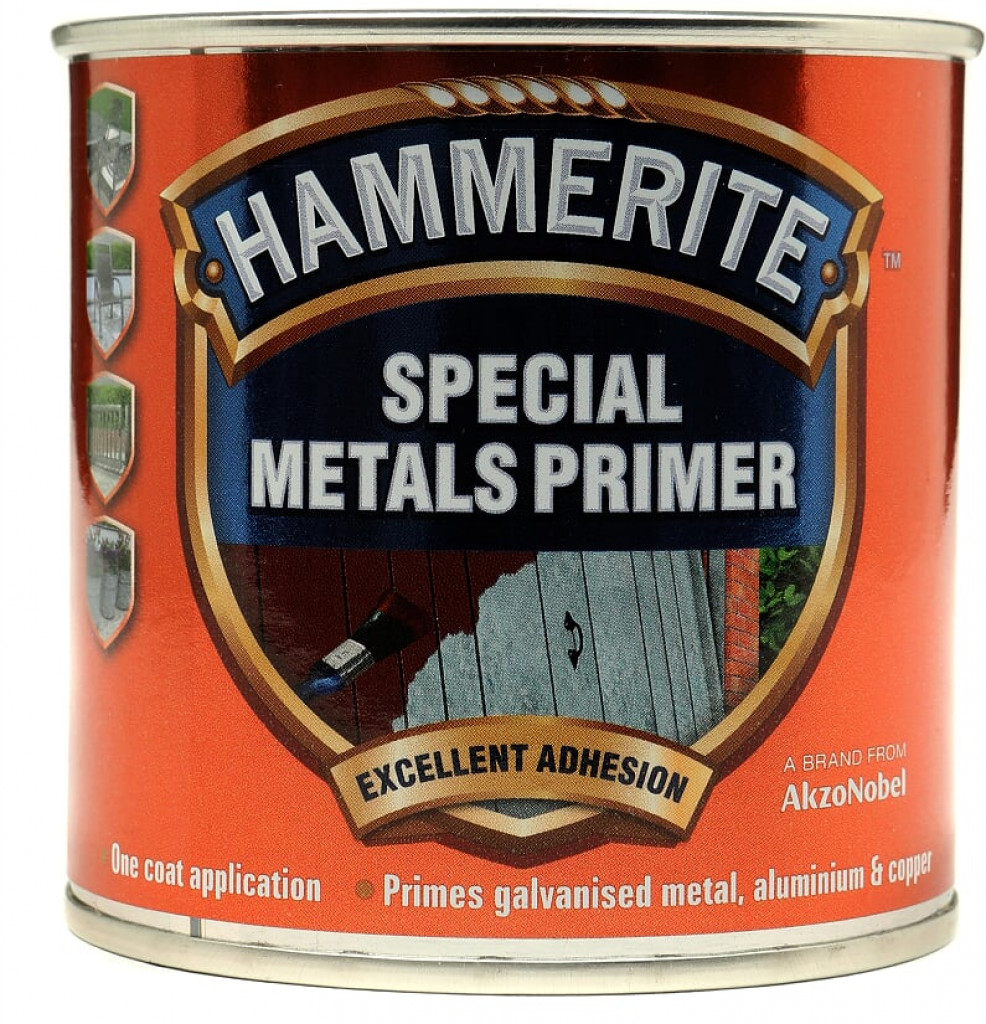 Hammerite Special Metals Primer Brick Red 250ml N&C Tiles and Bathrooms