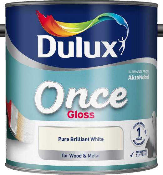 Dulux Paint Once Gloss Pbw 2.5lt