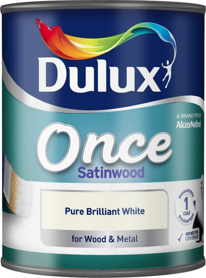 Dulux Paint Once Satinwood Pbw 750ml