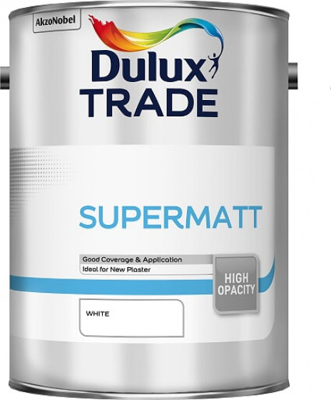 Dulux Trade Paint Supermatt White 5lt