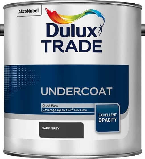 Dulux Trade Paint Undercoat Dark Grey 2.5lt