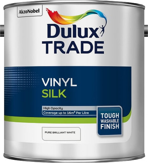 Dulux Trade Paint Vinyl Silk Pbw 2.5lt