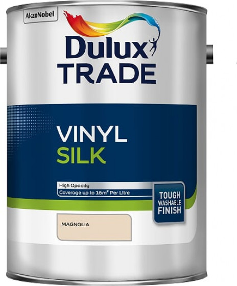Dulux Trade Paint Vinyl Silk Magnolia 5lt
