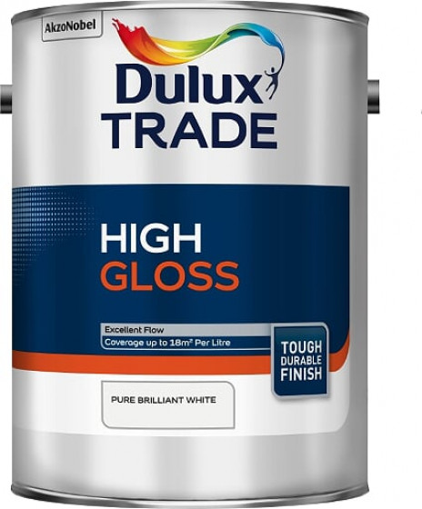 Dulux Trade Paint Gloss Pbw 5lt 5ltr
