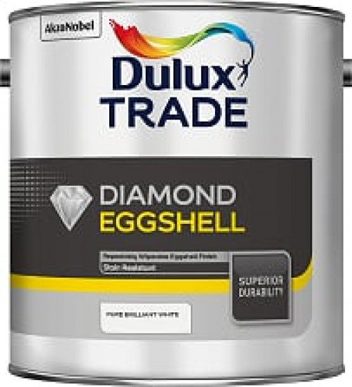 Dulux Trade Paint Diamond Eggshell Pbw 2.5lt