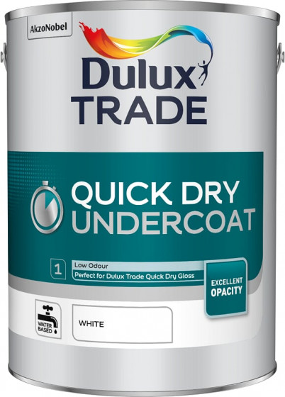 Dulux Trade Paint Quick Dry Undercoat White 5lt