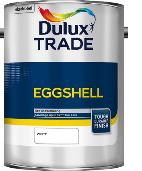 Dulux Trade Paint Eggshell White 5lt