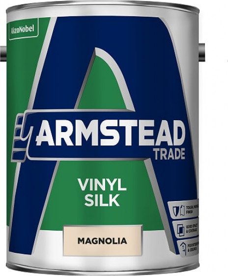 Armstead Trade Paint Vinyl Silk Magnolia 5lt