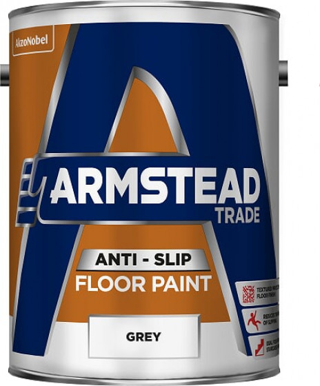 Armstead Trade Paint Anti-Slip Floor Paint Grey 5l