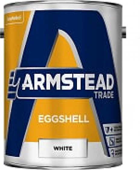 Armstead Trade Paint Eggshell White 5l