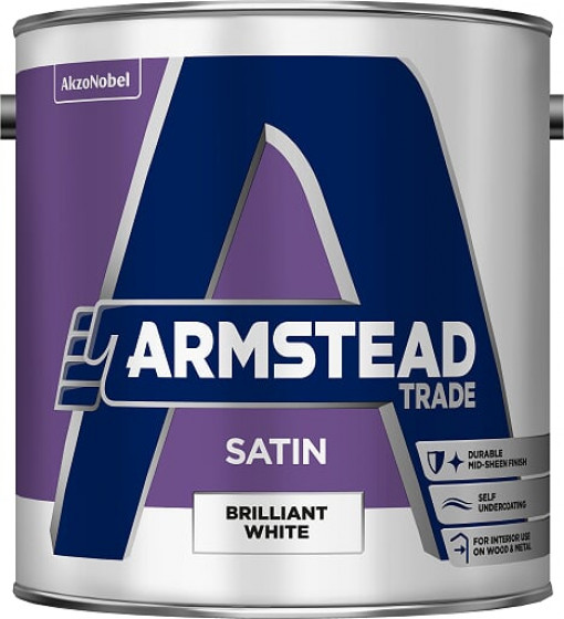 Armstead Trade Paint Satin B/White 2.5l