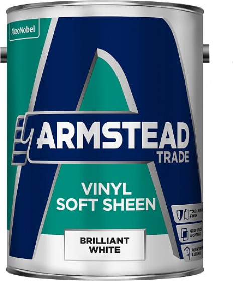 Armstead Trade Paint V/Soft Sheen B/White 5l