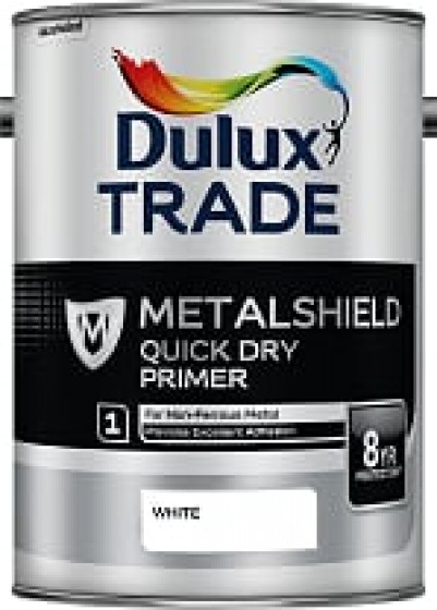 Dulux Trade Paint Metalshield Quick Dry Metal Primer White 5l