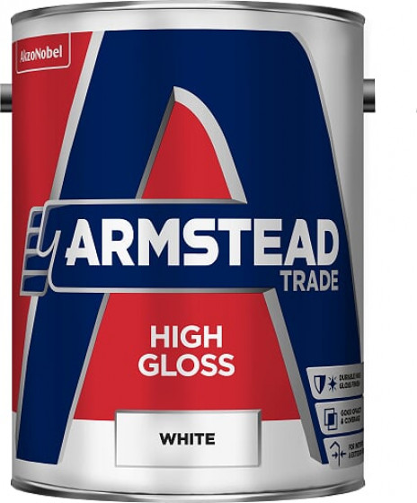 Armstead Trade Paint High Gloss White 5lt