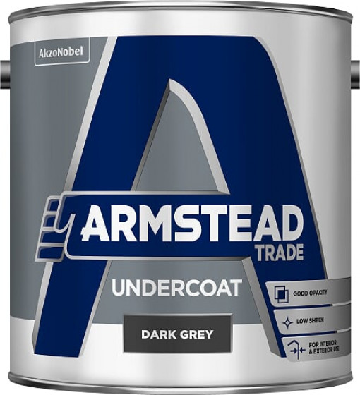 Armstead Trade Paint Undercoat Dark Grey 2.5lt