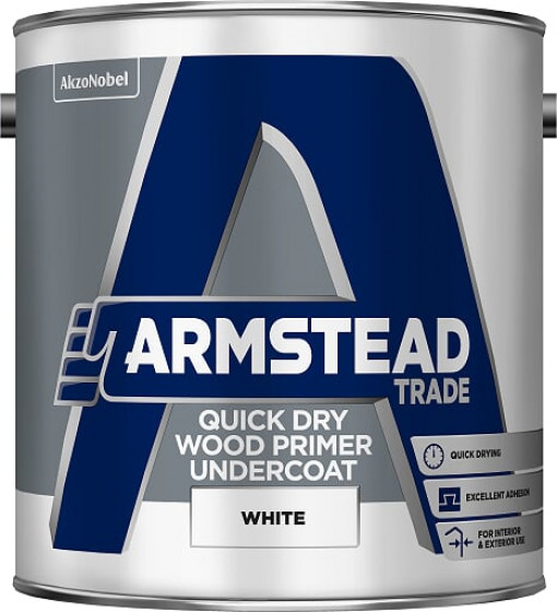 Armstead Trade Paint Quick Dry Wood Primer Undercoat 2.5lt