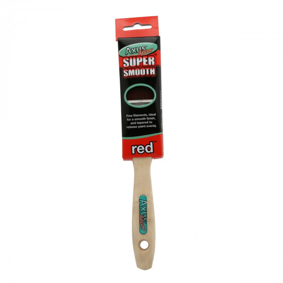 Axus Decor Red Super Smooth Brush 1.5