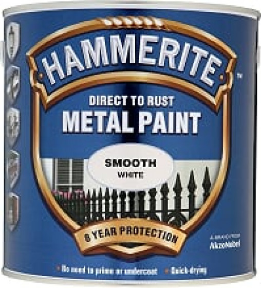 Hammerite Metal Paint Smooth White 2.5lt