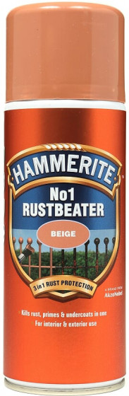 Hammerite Rust Beater Beige 400ml Aerosol (6)
