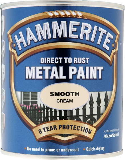 Hammerite Metal Paint Smooth Cream 750ml