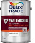 Dulux Trade Weathershield All Season Pliolite Smooth Masonry White 5lt