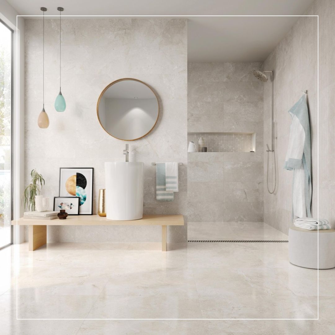Large format kitchen floor  tiles