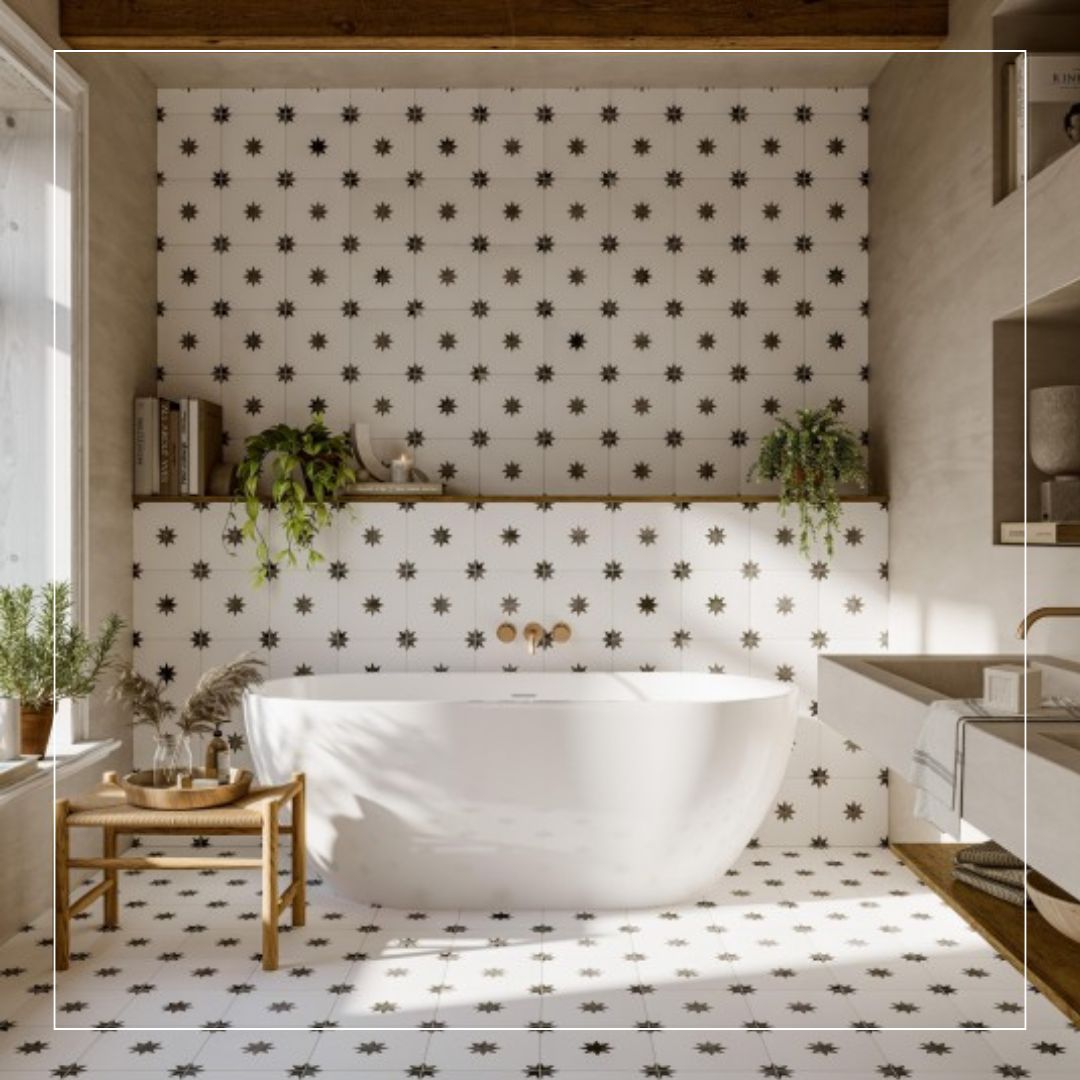 Patterns bathroom floor  tiles trend