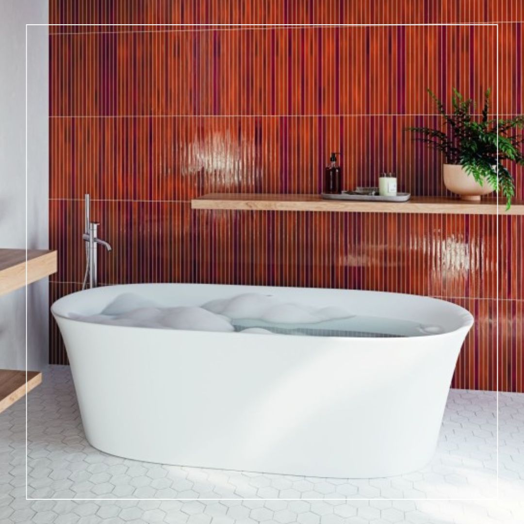Bold colours bathroom tiles
