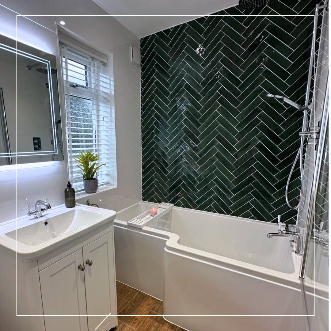 Pattern and tile Layout for small bathroom