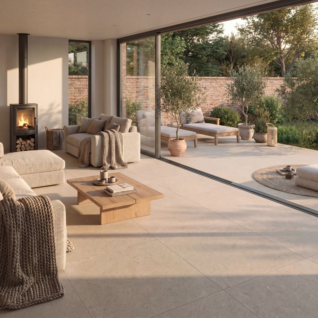 Living Room Floor Tile Ideas, Colours & Designs